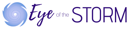 STORM logo long eye of the storm logo