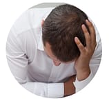 stressed man