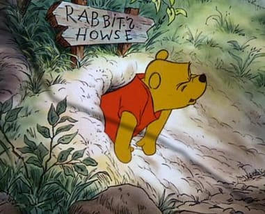 getting un-stuck winnie the pooh