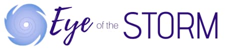 STORM logo long eye of the storm logo
