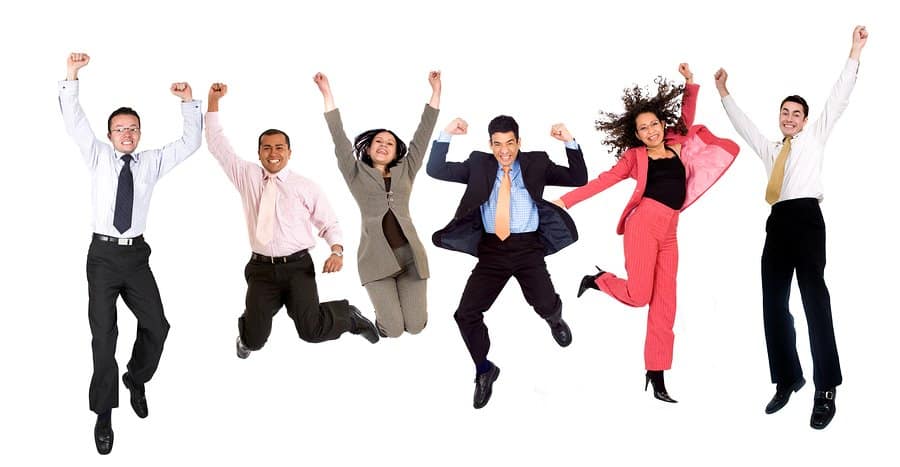 happy business owners